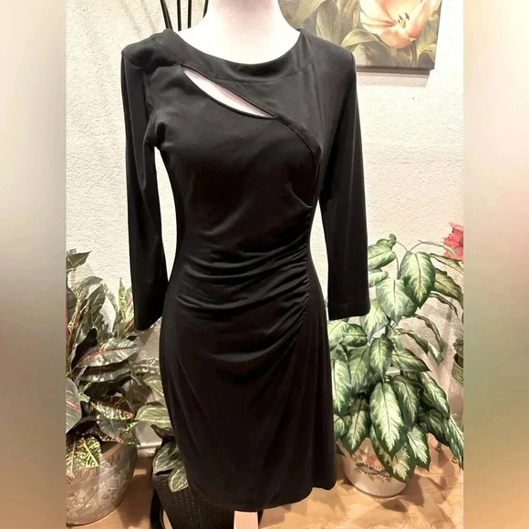 Hilton Hollis cut out Bodycon pull on dress size S - Picture 1 of 13